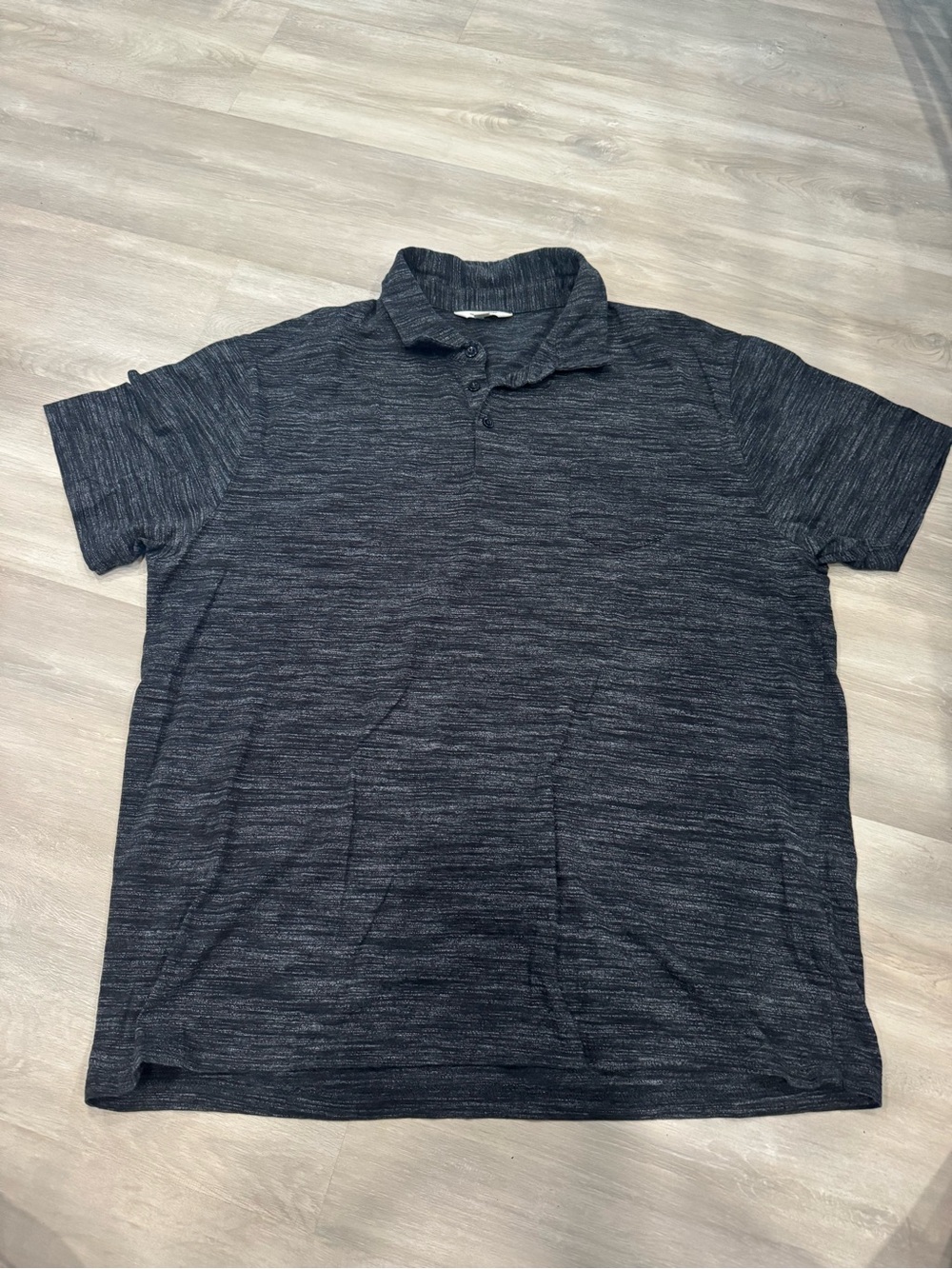 Men's Short Sleeve Polo in Charcoal Heather